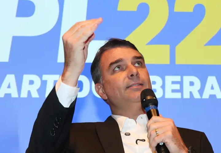 Flávio Bolsonaro, candidato à Presidência pelo PL