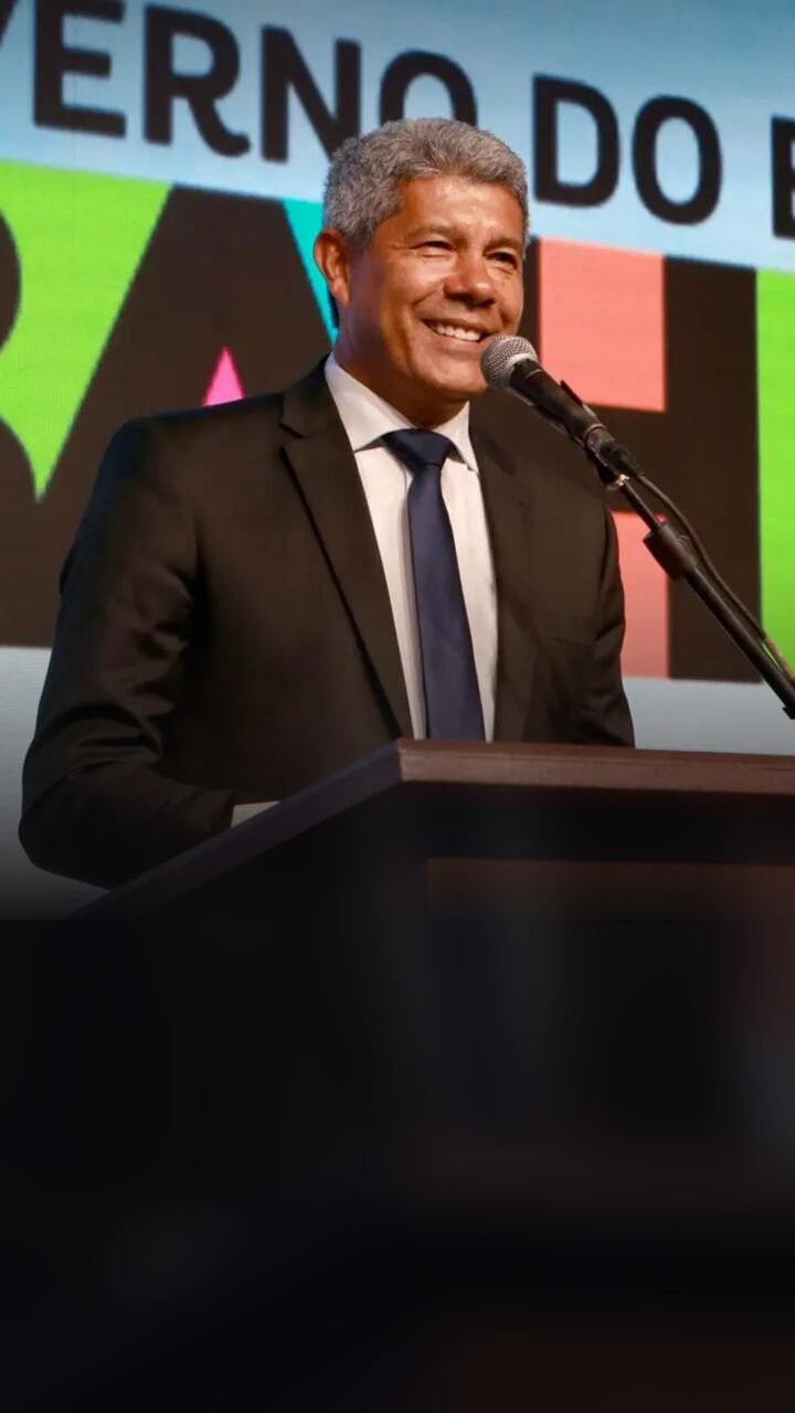 Jerônimo Rodrigues discursa em evento do governo da Bahia